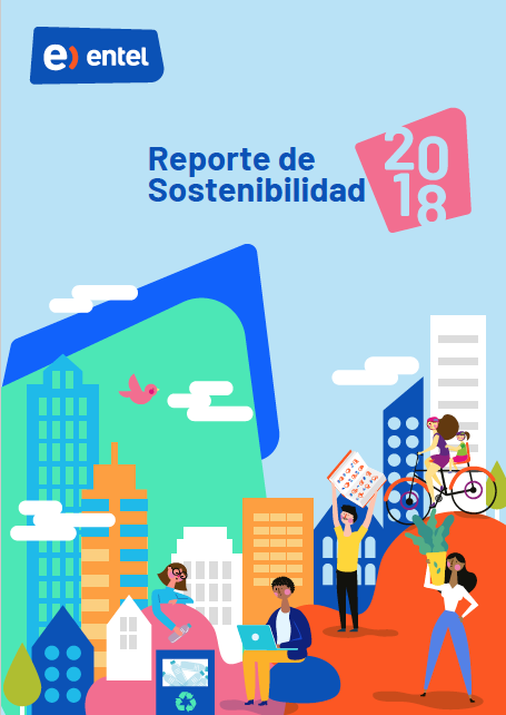 Diseño Reporte de sostenibilidad Entel 2018